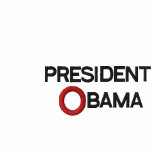 PRESIDENT OBAMA LONG SLEEVE X-MAX POLO SHIRT