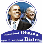 President Obama Vice-President Biden photo sculptures