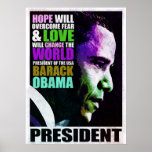 President Obama VIntage Poster posters