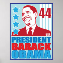 President Obama Vintage Poster