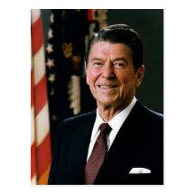President Ronald Reagan '1981 Portrait' Post Card