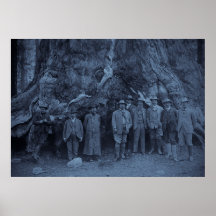 President Roosevelt and John Muir 1903 California Poster
