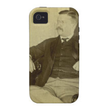 President Roosevelt at His Desk in White House Vibe iPhone 4 Case