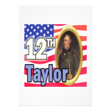 President Taylor Personalized Announcements