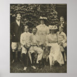 President Theodore Roosevelt and Family Poster