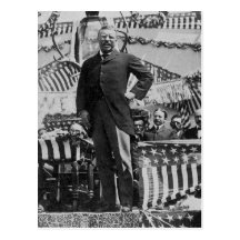 President Theodore Roosevelt in Wyoming Post Card