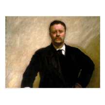President Theodore Roosevelt John Singer Sargent Postcards