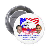 Presidential Debate buttons