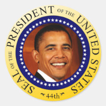 Presidential Seal Round Stickers