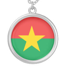 Presidential Standard Of Burkina Faso, Burkina Fas Custom Necklace