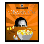 President's Crunchy Obama O's Cereal posters