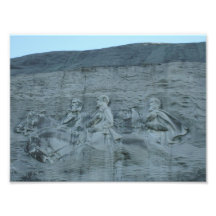 Presidents on Stone Mountain Photo Art