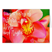 Presley Loves' Affirmations: Greeting Card