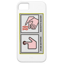 press button receive bacon iPhone 5 cover