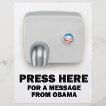 PRESS HERE for a message from Obama Flyer