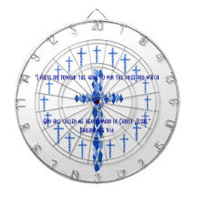 Press on toward the mark dartboard