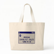 Pressing Ctrl-Alt-Del Turns Me On Bags