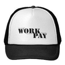 pretend to work trucker hat