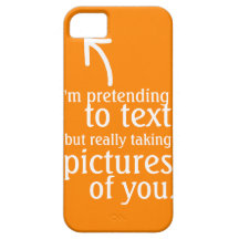 Pretending to Text iPhone 5 Cases