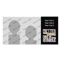 Prettier Than A Rainbow Made Of Little Rainbows. Personalized Photo Card