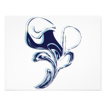 Pretty Abstract Art  #001 Custom Invites