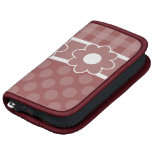 Pretty Abstract Girly Gingham Polka Dots Pattern Planner