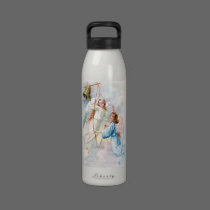 Pretty Angels In Pastels water bottles