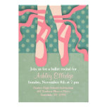 Pretty Ballet Recital Invitation