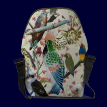 Pretty Birdies Messenger Bag messenger bags