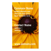 Pretty Black-Eyed Susan Business Card