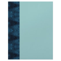 Pretty Blue and Black Pattern Letterhead Template