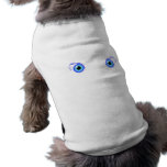 Pretty Blue Eyes Dog T Shirt