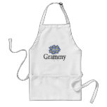 Pretty Blue Flower Grammy T-shirt Apron