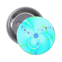 Pretty Blue Flower Pins