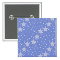 Pretty blue star pattern buttons