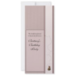 Pretty Brown Bear Diamonds Invitation