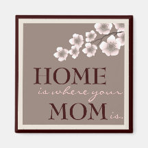 Pretty Cherry Blossom Mom & Home Magnet