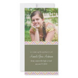 Pretty Chevrons Graduation Announcements