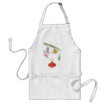 Pretty Christmas Ornaments Apron