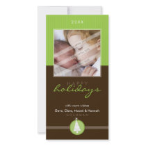 PRETTY CHRISTMAS PHOTOCARD :: stripedstitch 6P