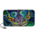 pretty colourful butterfly iPhone speakers