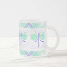 Pretty Cyan And Blue Dragonfly Mug