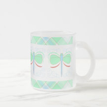 Pretty Cyan And Pink Dragonfly Mug