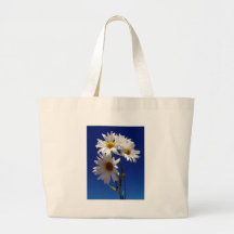 Pretty Daisies Canvas Bags
