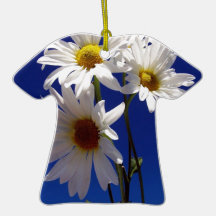 Pretty Daisies Christmas Tree Ornament