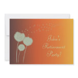 Pretty Dandelions Retirement Party Custom Personalized Announcement