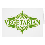 Pretty Design for Vegetarian Cards