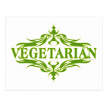 Pretty Design for Vegetarian Post Card