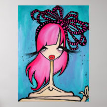 "Pretty Eyed" Poster, Small