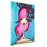 "Pretty Eyed" Wrapped Canvas, 16x20 Stretched Canvas Prints